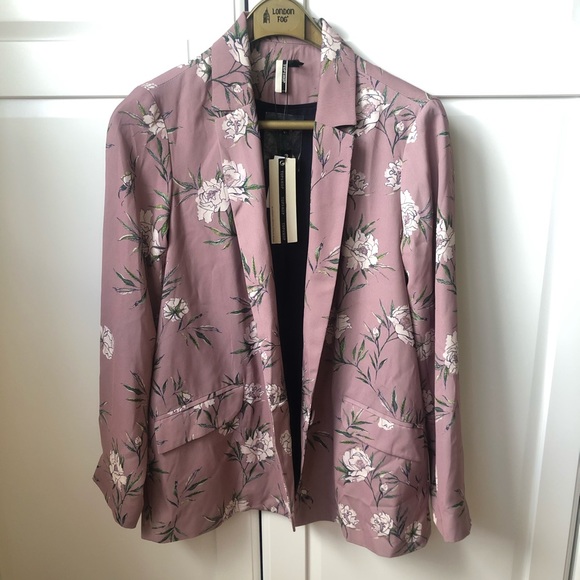 Topshop Printed Floral Blazer - NWT - Size 6 - Picture 4 of 6